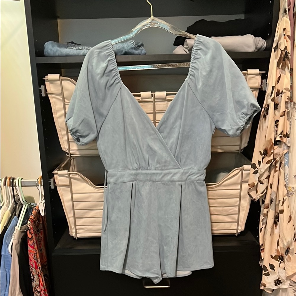 Denim romper